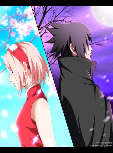 Sakura x Sasuke - Fanart by TofiqHuseynov on DeviantArt