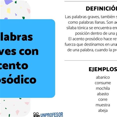 Qué son palabras agudas graves y esdrujulas para niños de tercer grado