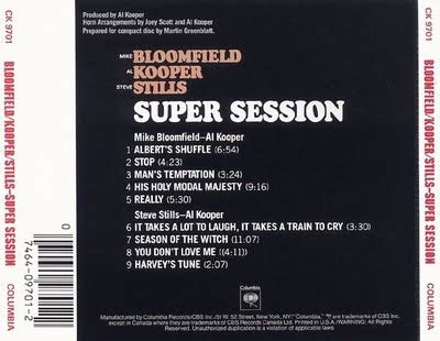 Mike Bloomfield, Al Kooper, Stephen Stills - Super Session 1968 | 60's-70's ROCK