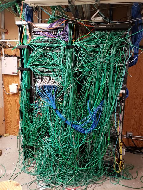 IDF closet at my workplace is out of control and nothing is even labeled. : r/techsupportgore