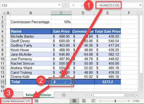 How to Find a Circular Reference Error in Excel & Google Sheets - Automate Excel