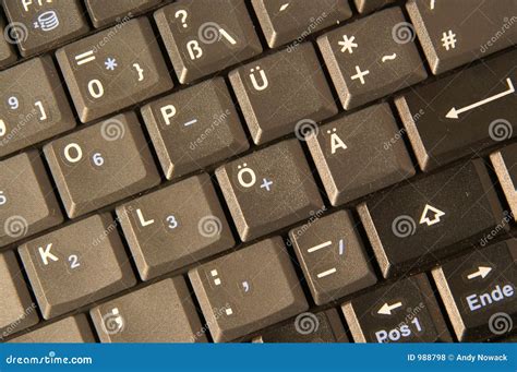 German computer keyboard stock photo. Image of computing - 988798