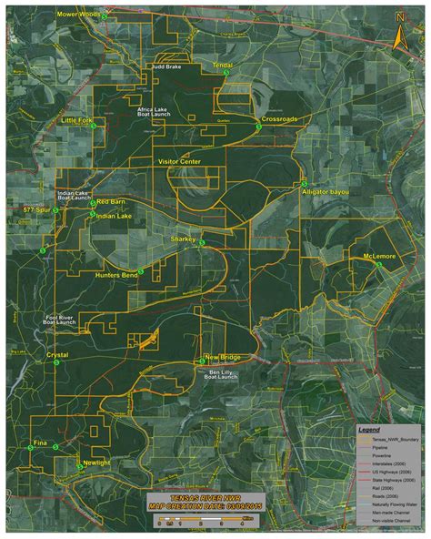 Tensas River NWR 24x30 Map by Scout Pro Mapping | Avenza Maps