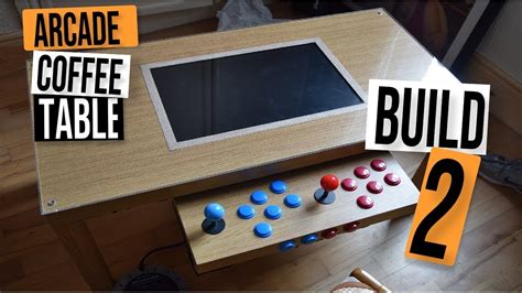 MAME D.I.Y ARCADE COFFEE TABLE BUILD 2 - 1200 BUILT IN GAMES - YouTube