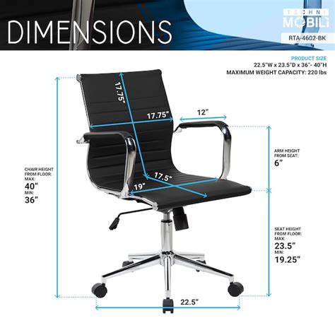 CASAINC High back office chair Black Contemporary Ergonomic Adjustable Height Swivel ...