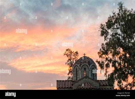 Golden hour sunset Stock Photo - Alamy