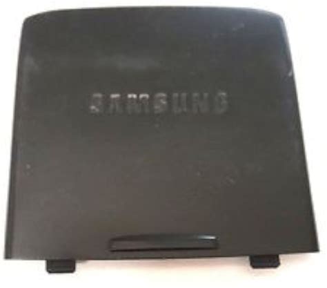 GENUINE Samsung SGH-T809 BATTERY COVER Door BLACK vertical slider phone ...