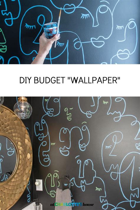 DIY Budget Wallpaper - At Charlotte's House