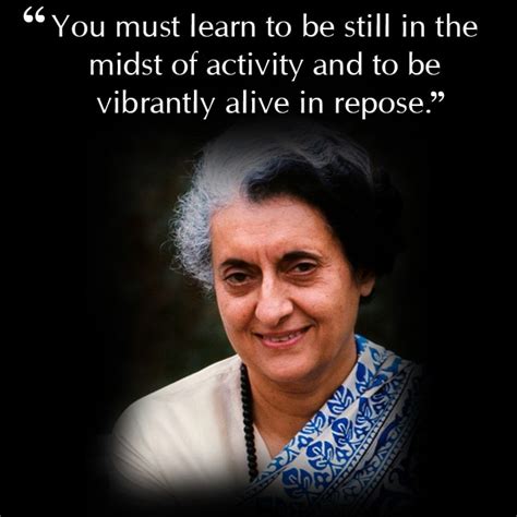 Indira Gandhi’s quote on education