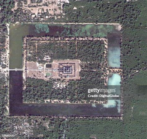 This is a satellite image of Angkor Wat, Cambodia collected on... News ...