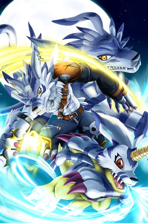 Evolution - Gabumon by sonicolas on DeviantArt