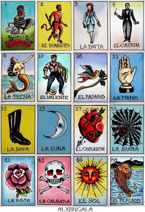 ALXBNGALA: "Loteria" by:Alejandra L Manriquez.