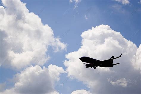 Airplane Silhouette Travel Technology Square Photo Background And Picture For Free Download ...