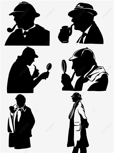 Detective Silhouette Clip Art