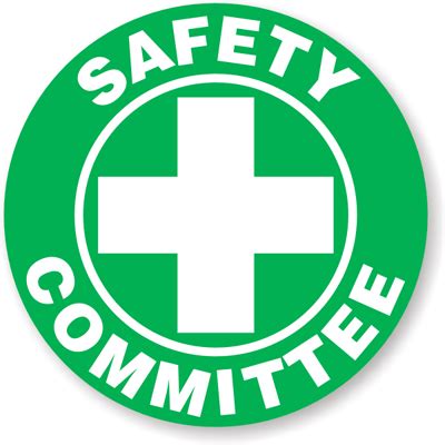 Safety Team Hard Hat Stickers | Safety Committee Hard Hat Labels