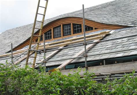 Eyebrow Dormer | Unusual to see an eyebrow dormer in the Lakes - the roof pitch in ... Front ...