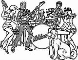 Skillet Band Coloring Pages Sketch Page sketch template