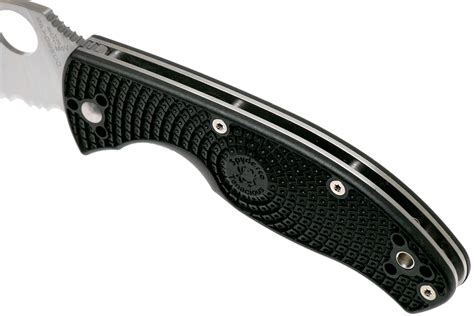 Spyderco Tenacious Lightweight C122PSBK FRN partly serrated zakmes | Voordelig kopen bij ...