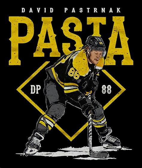 David Pastrnak Pasta Digital Art by Kelvin Kent - Fine Art America