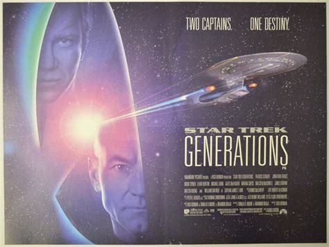 Star Trek : Generations - Original Cinema Movie Poster From pastposters.com British Quad Posters ...