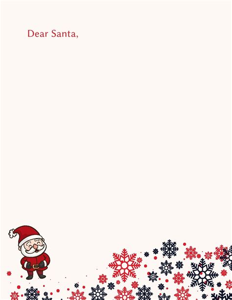 45 Printable Christmas Letter Templates [100% FREE] ᐅ TemplateLab