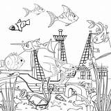 Ocean Coloring Pages  Free Printable For Kids sketch template