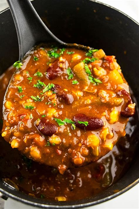 Vegetarian Chili (One Pot) | One Pot Recipes