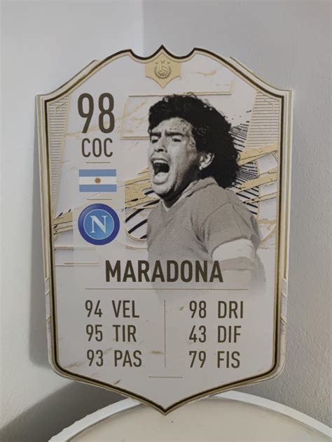 FIFA 22 Ultimate Team Diego Armando Maradona Icon Prime Moments card ...