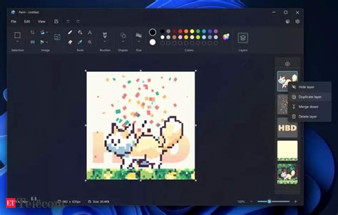 Microsoft updates Paint app after 38 years, adds layers & transparency ...