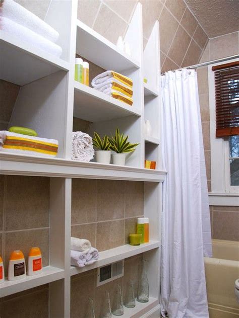 Narrow bathroom storage | Clever bathroom storage, Small bathroom ...