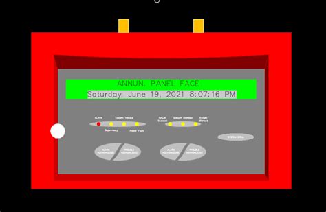 FIRE ALARM ANNUNCIATOR PANEL FACE - CAD Files, DWG files, Plans and Details