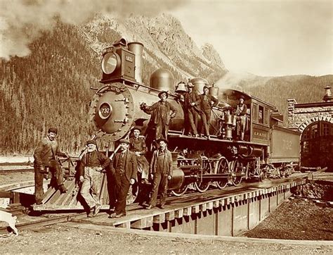 The Canadian Pacific Railway was founded in 1881. These trains were ...