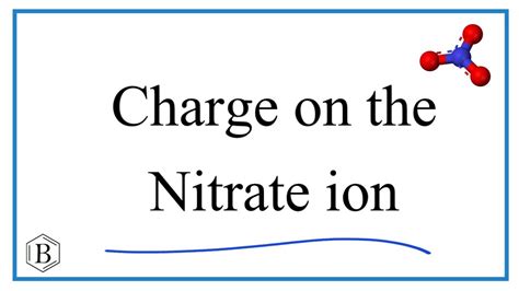 How to Find the Charge on the Nitrate Ion - YouTube