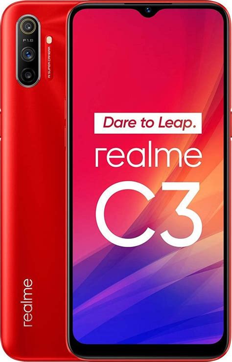 Realme C3 64GB Blazing Red Dual Sim GR - tel4you