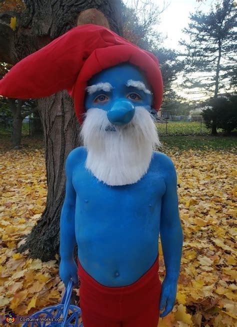 Papa Smurf Costume | Smurf costume, Funny costumes, Papa smurf