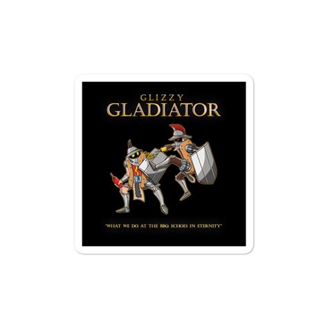 GLIZZY GLADIATOR Sticker Hot Dog Meme Glizzy Gauntlet Gate - Etsy