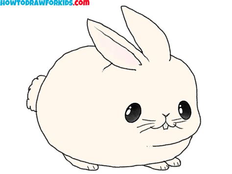 How to Draw a Cute Bunny - Easy Drawing Tutorial For Kids