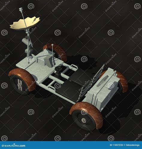 Lunar rover stock illustration. Illustration of apollo - 11857235