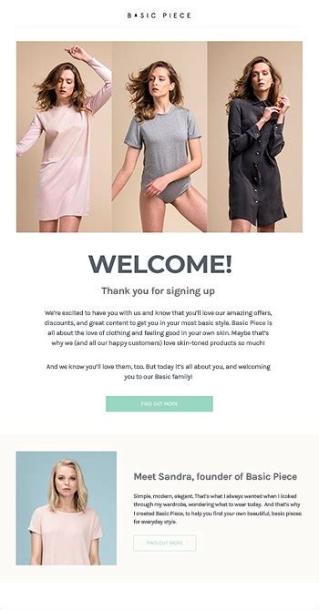 How to Create a Welcome Email Template + examples | Omnisend