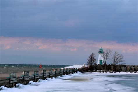 Port Dalhousie, Winter, Marina, Sunset | Outdoor, Sunset, Winter