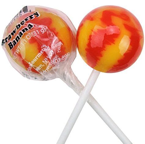 Original Gourmet Lollipops, Strawberry Banana, 30 Count (Pack of 30) Original Gourmet http://www ...