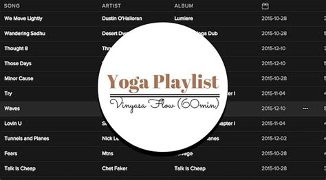 Yoga Playlist: 2017 Vinyasa flow (60 min) - The Yoga Nomads