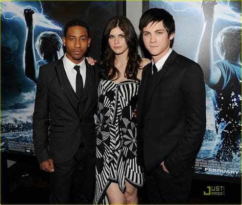 Logan Lerman at the premiere of Percy Jackson & The Olympians: The ...