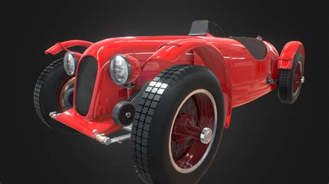 Red Car - 3D model by lomay [e50ef8f] - Sketchfab