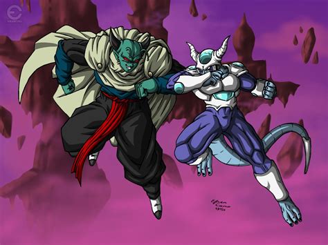 Drawing Gast (Demon Namekian) vs Cheeli (2nd Form) 1/2 Dragon Ball ...