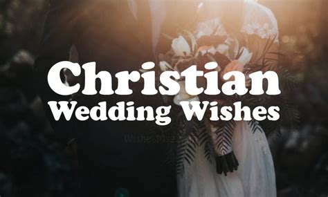 Christian Wedding Wishes and Messages - WishesMsg