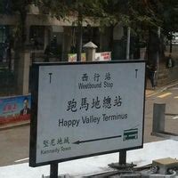 Happy Valley Tram Terminus 跑馬地電車總站 - Wong Nai Chung Rd