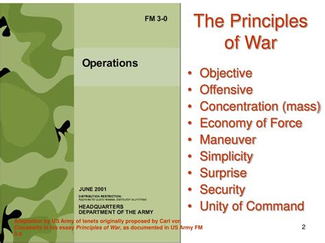 PPT - The Principles of War PowerPoint Presentation - ID:728018