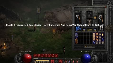 Diablo 2 resurrected Items Guide - New Runeword And Items You Should ...