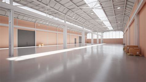 Industrial Warehouse Interior 17 3D Model - TurboSquid 2068649